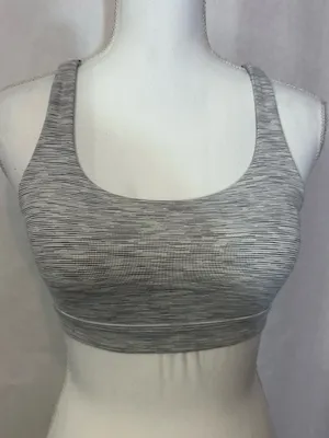 lululemon athletica Blue Crisscross Strappy Sports Bra thumbnail 2