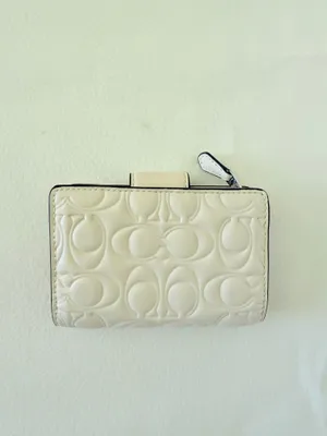 coach Medium Corner Zip Wallet In Signature Leather cz341 thumbnail 2
