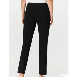 Quince Ultra Stretch Ponte Straight Leg Pants‎ Black Size S thumbnail 2