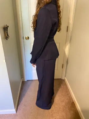 Navy blue suit set thumbnail 6