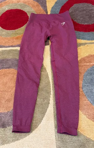 Gymshark Vital Seamless Leggings Plum Pink Marl High Rise Fits like an XS thumbnail 1