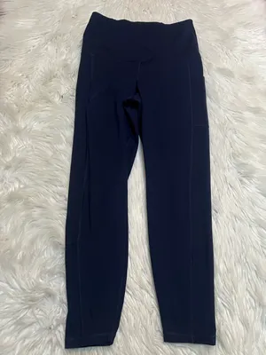 Gap Fit Women's Size Large Regular Maternity Leggings Compression Navy Uniform thumbnail 2