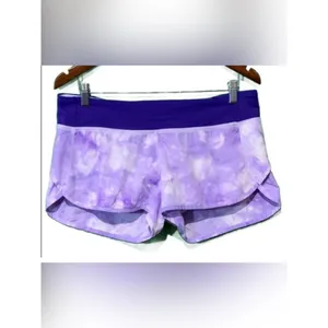 Lululemon Run: Speed Short Purple Tie Dye size 8 thumbnail 9