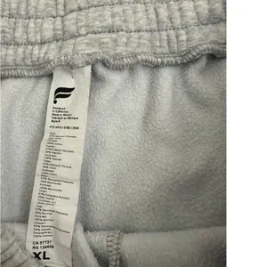 Fabletics Eco Go To Classic Sweatpants Gray Cotton Casual Joggers Women's XL thumbnail 5