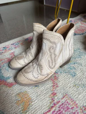 leather boots Gray Size 8 thumbnail 2