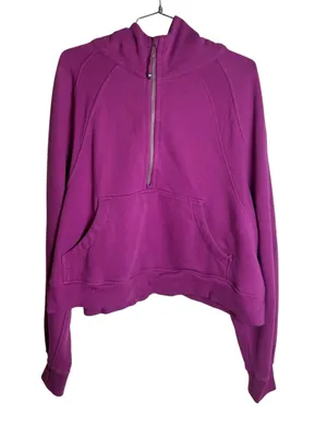 Lululemon Scuba Oversized Half-Zip Hoodie Moonlit Magenta XL/XXL thumbnail 2