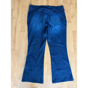 Betabrand Boot-Cut 4-Pocket Yoga Denim Jeans Jeggings Blue Size 2X thumbnail 3