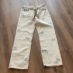 Free People Geranium Slouchy Straight Jeans- 29 thumbnail 5