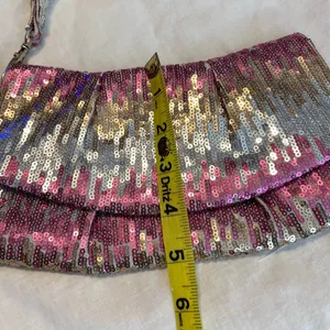 Sequined Clutch Wristlet Pink Silver Gold Prom Wedding Taylor Swift Era’s Tour thumbnail 6
