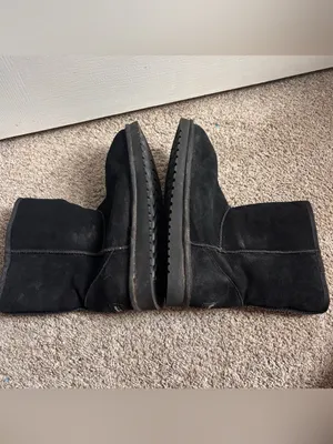 Koolaburra by UGG Black Suede Shearling Lined Boots Size 9 thumbnail 7