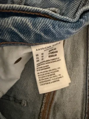 American Eagle Outfitters 90’s Low Rise Skinny Kick Jeans Size 10 thumbnail 9