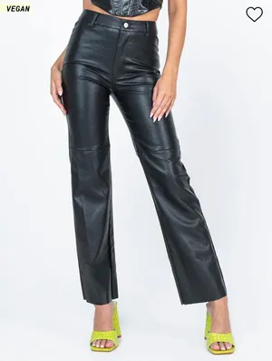 Black Leather Pants thumbnail 1
