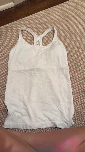 Lululemon White Tank top thumbnail 4