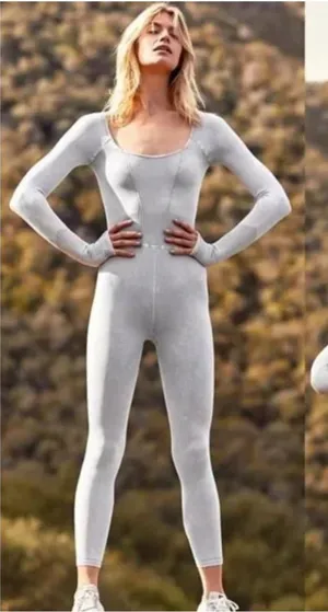 Free People‎ Movement Good Karma Long-Sleeve Onesie xs NWT thumbnail 1