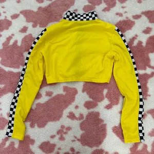 🔥🏁 BRAND NEW Race Day Baddie 5-Piece Set – Checkered & Neon Yellow Medium 🏁🔥 thumbnail 6