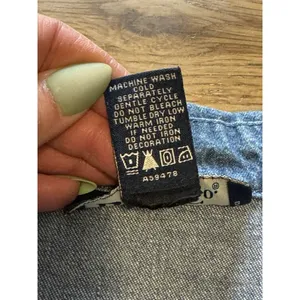 Denim & Co Women Medium Short Sleeve Zip Embroidered‎ Floral Grannycore Boho thumbnail 7