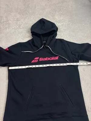Babolat Hoodie Womens Large Black Graphic Print Long Sleeve Drawstring thumbnail 5