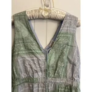 Universal Thread Women’s XL Green Paisley Bandana V Neck Boho Maxi Dress Pockets thumbnail 4