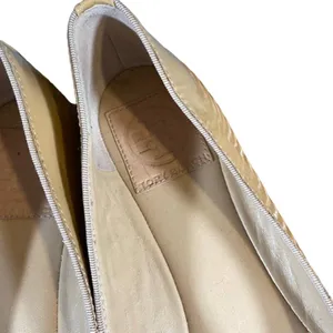 Tory Burch Women’s Beige Patent Leather Trudy Bow Front Slip On Flats Size 7.5 thumbnail 5