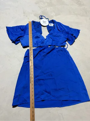 Princess Polly NWT Mischa Mini Dress blue 12 thumbnail 4