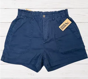 NWT Eddie Bauer Everyday Tencel Lyocell Utility Shorts Blue Women's Medium thumbnail 1