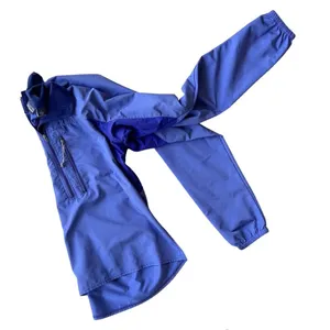 Windbreaker Rain Jacket Unisex Small Blue Stetch Panels Zippe… thumbnail 7