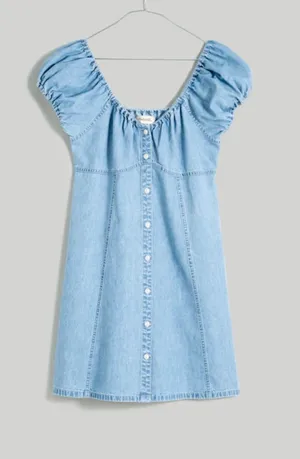 Madewell Cute Denim Dress for Women thumbnail 1