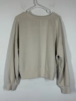 *Flawed* Lululemon Softstreme Perfectly Oversized Cropped Crew Size 10 thumbnail 4