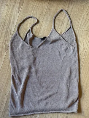 Zara Tan Camisole Top thumbnail 1