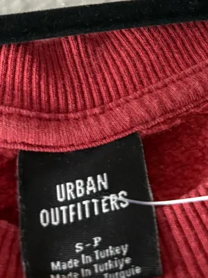 Urban Outfitters Not For Everyone Bunny Graphic Sweatshirt Red Oversized S thumbnail 9