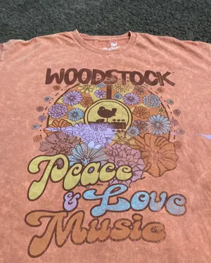 Woodstock Orange Tee Size XL thumbnail 2