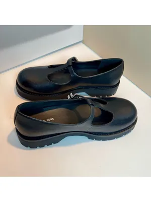 Michael Kors Women's Darrington Mary Jane Leather Shoes Black Sz 8.5 thumbnail 12