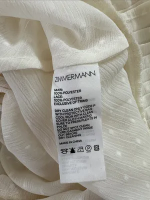 Zimmermann Espionage Pleat Frill Mini Dress Cream Ecru, US 8 Zimmermann size 2 thumbnail 14