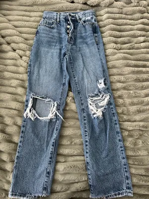 PacSun High-Rise Straight Jeans thumbnail 1