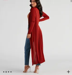 Medium  long kimono duster jacket thumbnail 2