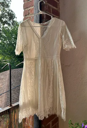 Lacey White Dress thumbnail 1