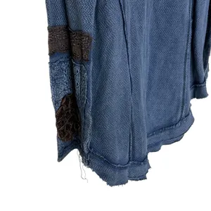 Free People You Don't Own Me Henley Thermal Sweater M boho thumbnail 7