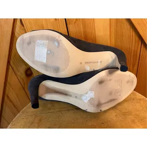 Saks Fifth Avenue Suede Pumps Gray Size 9 thumbnail 7
