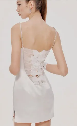Miss Rosier White Asha Dress NWT thumbnail 1
