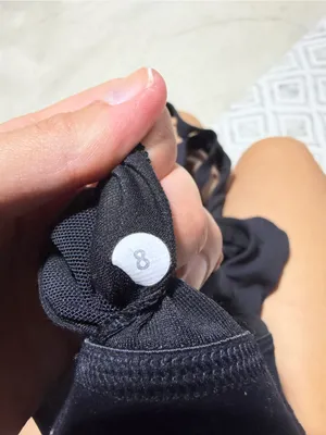 Lululemon Black Tank Top with built in sports bra 8 thumbnail 4