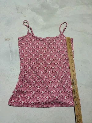 Loft outlet NWT Patterned Spaghetti Strap Tank Top MEDIUM MSRP$30 thumbnail 2