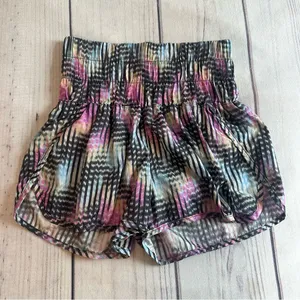 Free People FP Movement The Way Home‎ Running Shorts Sz XS Colorful Euphoria Gym thumbnail 1