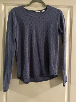 Orvis navy blue long sleeve thumbnail 1
