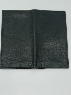 Rolfs Dark Green Long Water Buffalo Skin Leather Wallet 7” X 3.75” thumbnail 6