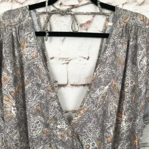 Free People Universal Surplice‎ Jumpsuit In Taupe thumbnail 7