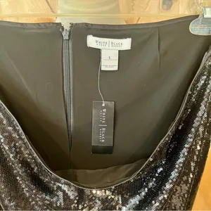 White House Black Market Black Mini Skirt -NWT thumbnail 3
