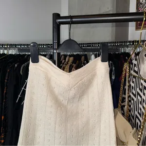 For Love & Lemons Cream Textured Swim Mini Skirt Womens Small EUC thumbnail 2