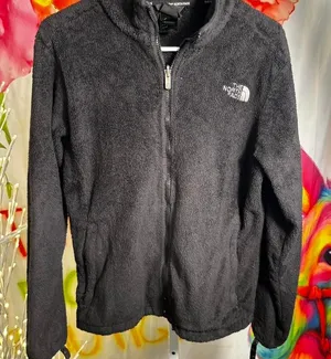 253. The North Face black fleece jacket thumbnail 1