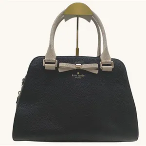 Kate‎ Spade Henderson Street Sawyer Satchel Black Leather Bow Handbag thumbnail 1