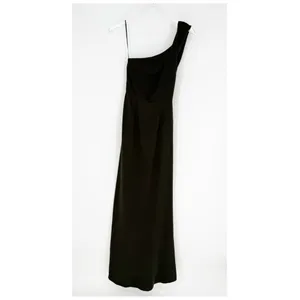 Elliatt Biarritz Satin One Shoulder Maxi Dress Women's Size S Black‎ Formal thumbnail 4